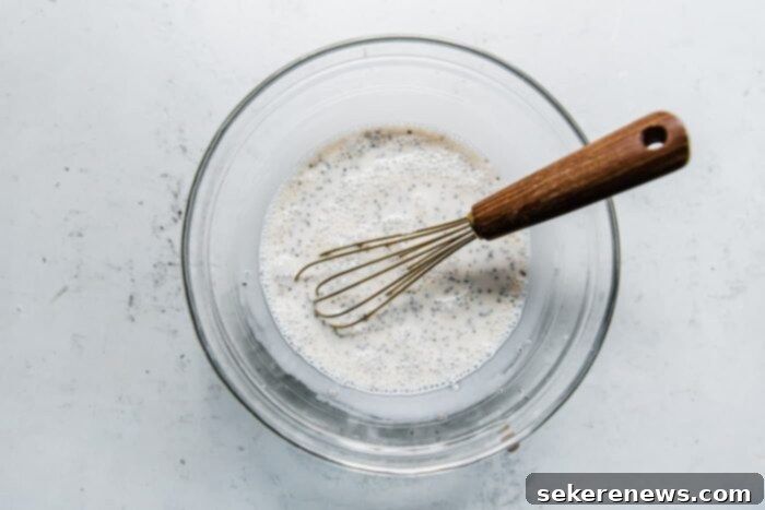 Effortless Overnight Chia Delight 7 Making Chia Pudding - Finished chia pudding in a jar, ready for the fridge