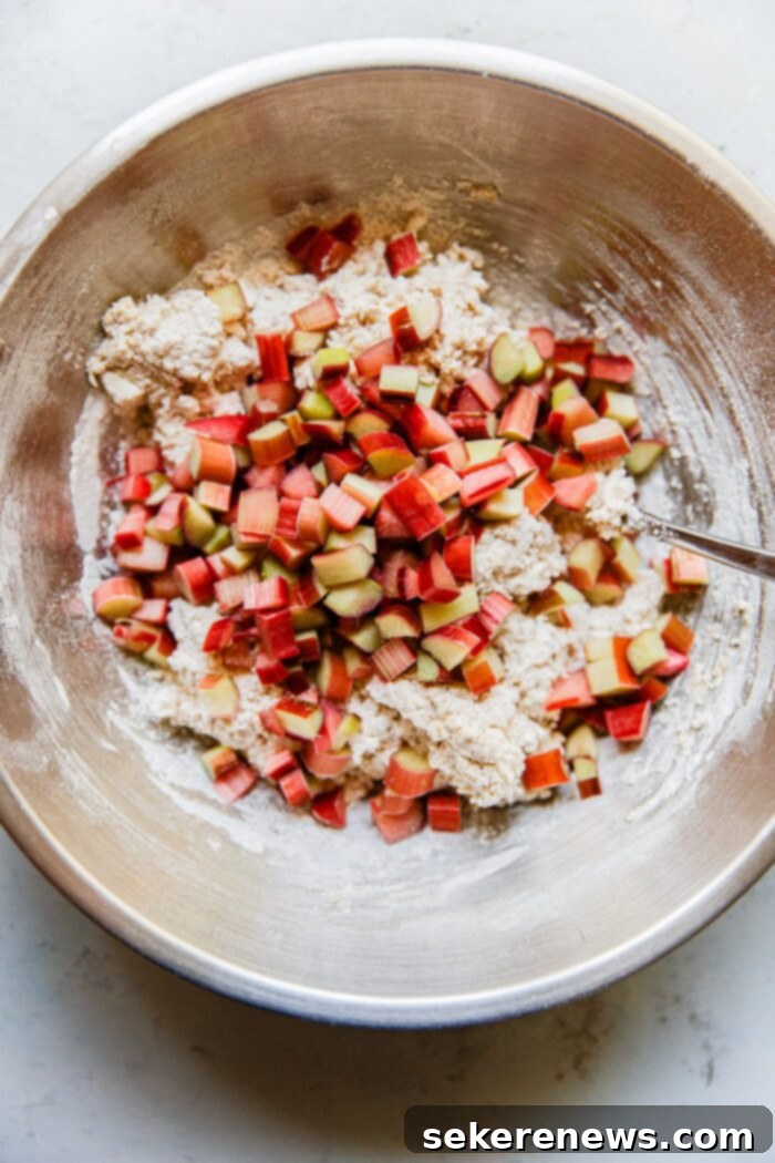 Orange Glazed Rhubarb Scones 6 How to Make Scones with Rhubarb