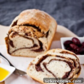 Mediterranean Olive Swirl Bread 9 Olive Tapenade Swirl Bread